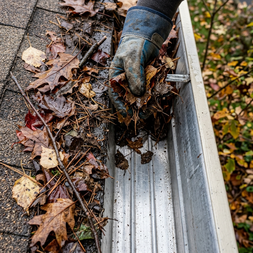 Gutter cleaning service