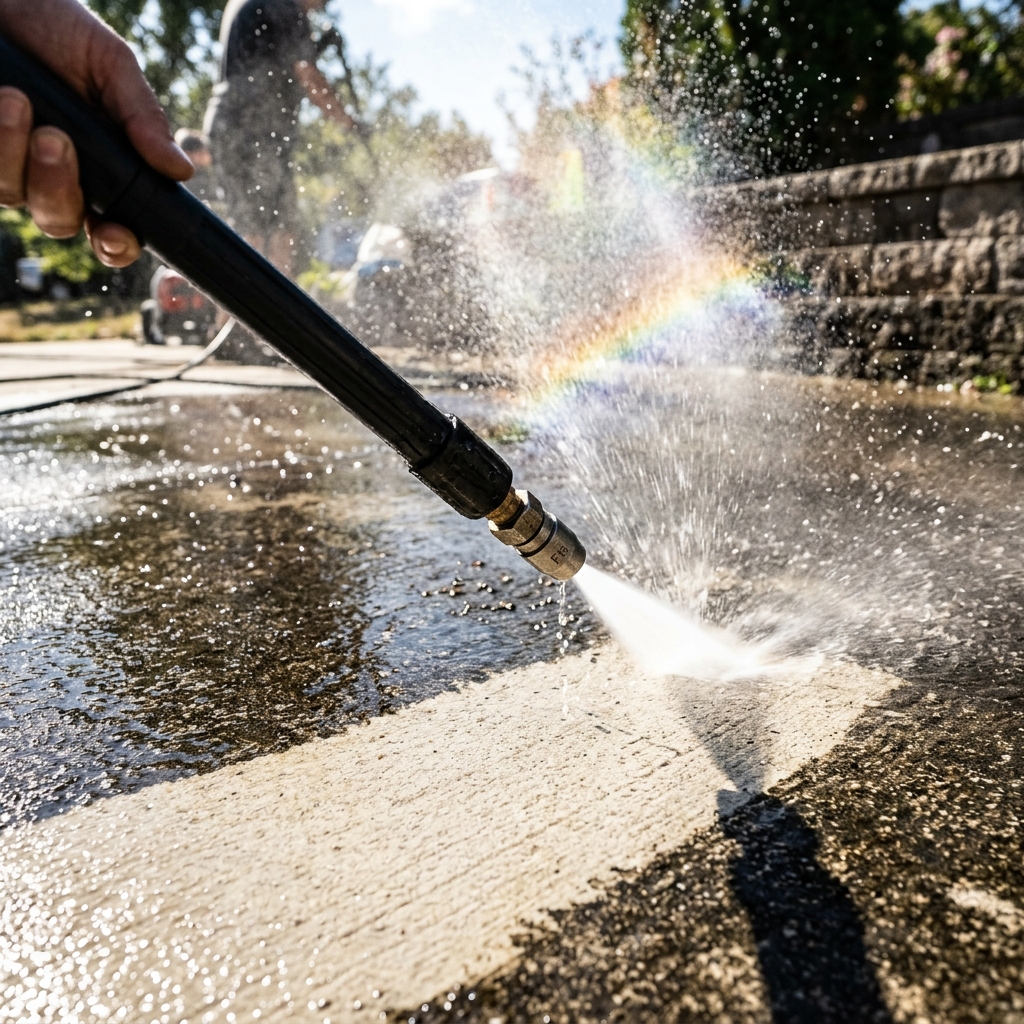 Pressure washing service