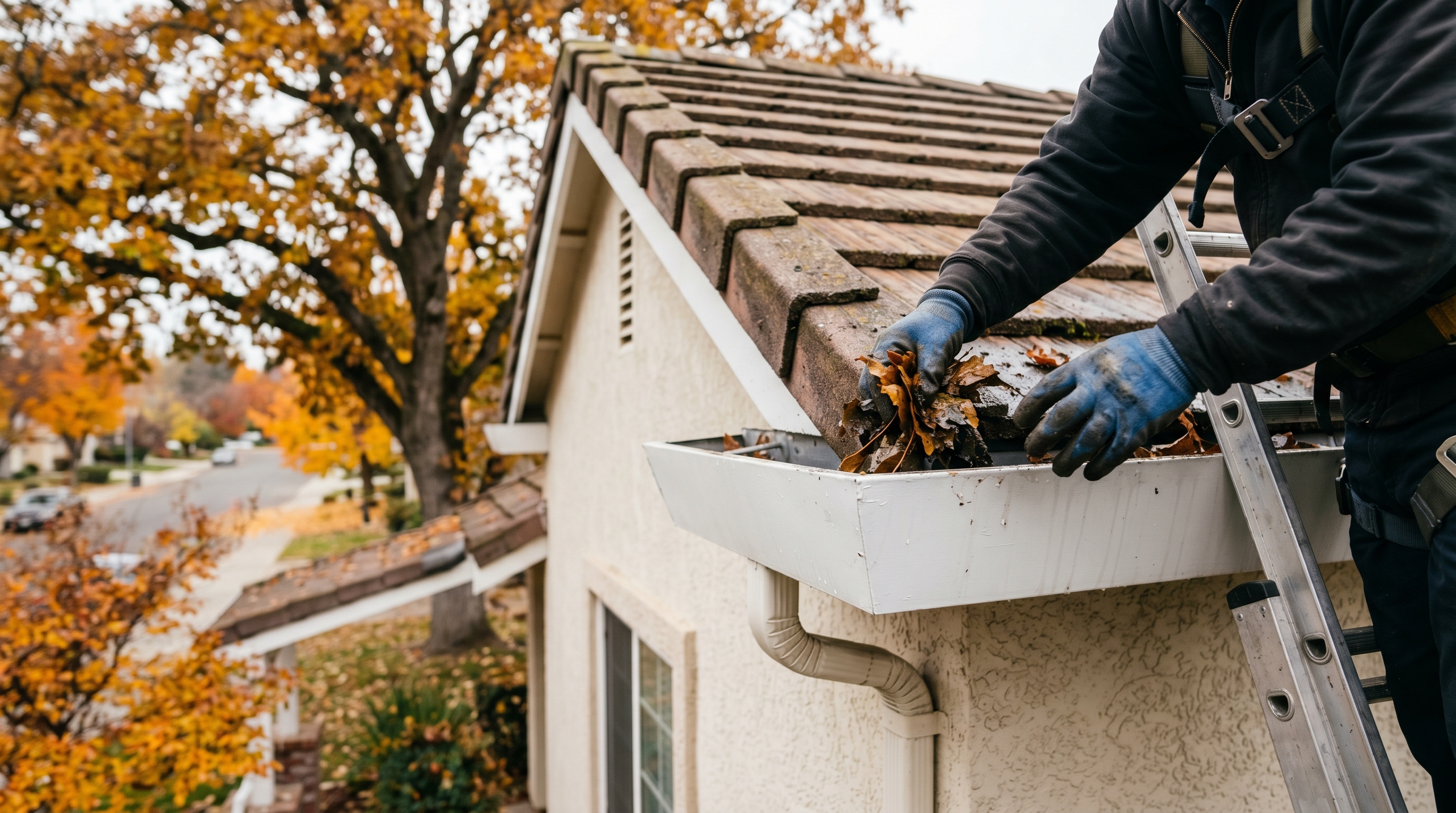 Professional gutter cleaning in Sacramento