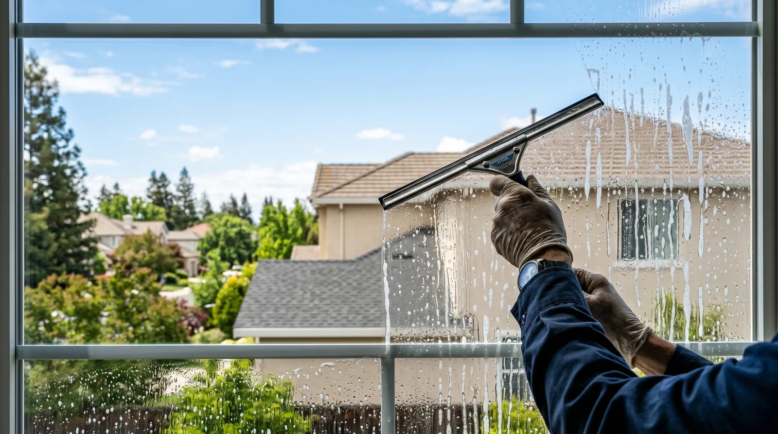Professional window cleaning in Sacramento